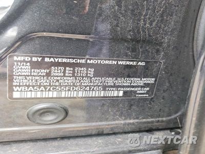 Zdjęcie 12 z 12 samochodu: 2015 BMW 528 XI VIN:WBA5A7C55FD624765 - miniatura