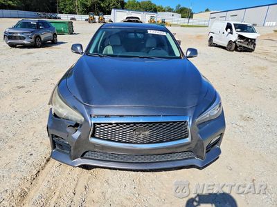 Piąte zdjęcie samochodu w środku: 2014 INFINITI Q50 VIN:JN1BV7AP8EM674348 - miniatura