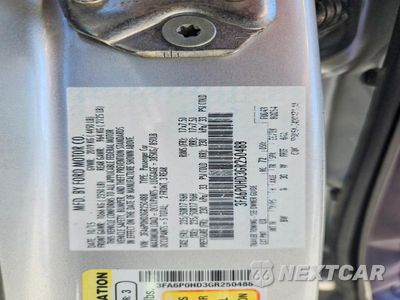 Zdjęcie 12 z 12 samochodu: 2016 FORD FUSION SE VIN:3FA6P0HD3GR250488 - miniatura