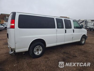 Trzecie zdjęcie samochodu z tyłu: 2013 CHEVROLET EXPRESS G3500 LS VIN:1GAZGZFG0D1112396 - miniatura