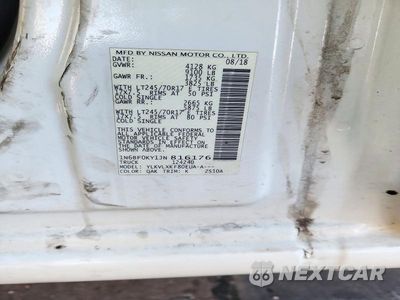 Zdjęcie 13 z 13 samochodu: 2018 NISSAN NV 2500 HD SV VIN:1N6BF0KY1JN816176 - miniatura