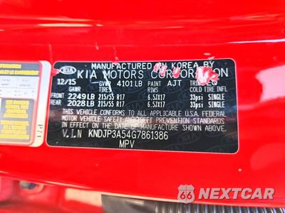 Zdjęcie 12 z 12 samochodu: 2016 KIA SOUL + VIN:KNDJP3A54G7861386 - miniatura