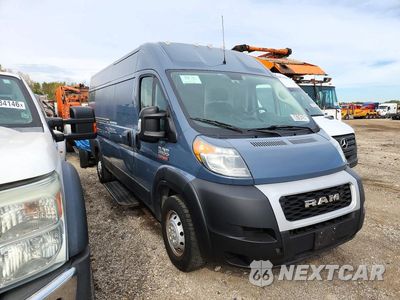 Czwarte zdjęcie samochodu z boku: 2021 RAM PROMASTER 3500 DELIVERY VAN VIN:3C6FRVJGXME501037 - miniatura
