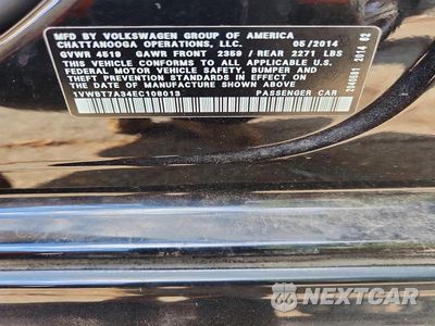 Zdjęcie 12 z 12 samochodu: 2014 VOLKSWAGEN PASSAT SE VIN:1VWBT7A34EC108013 - miniatura