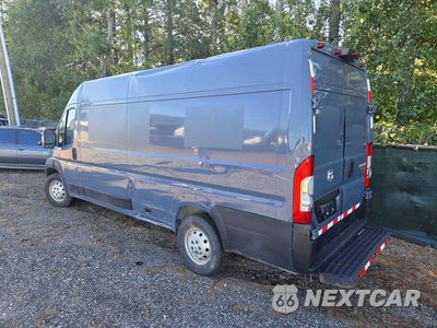 Trzecie zdjęcie samochodu z tyłu: 2020 RAM PROMASTER 3500 DELIVERY VAN VIN:3C6URVJG4LE128647 - miniatura
