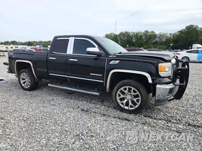 Czwarte zdjęcie samochodu z boku: 2014 GMC SIERRA C1500 SLT VIN:1GTR1VEC3EZ337186 - miniatura