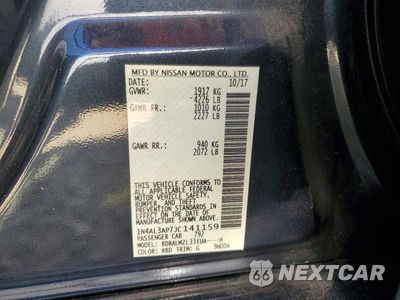 Zdjęcie 12 z 12 samochodu: 2018 NISSAN ALTIMA 2.5 SV VIN:1N4AL3AP7JC141159 - miniatura