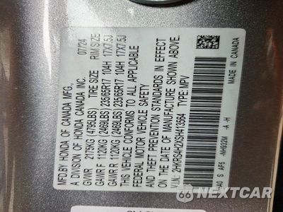 Zdjęcie 13 z 13 samochodu: 2025 HONDA CR-V LX VIN:2HKRS4H2XSH413564 - miniatura