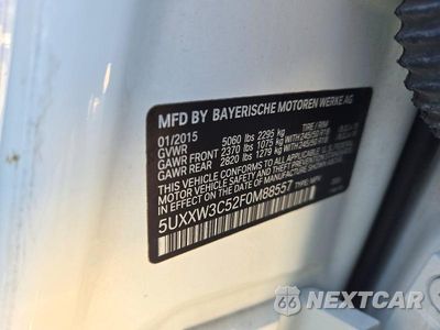 Zdjęcie 13 z 13 samochodu: 2015 BMW X4 XDRIVE28I VIN:5UXXW3C52F0M88557 - miniatura