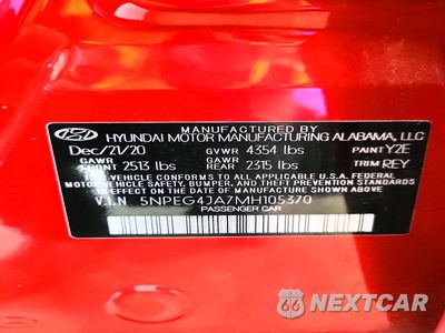 Zdjęcie 12 z 12 samochodu: 2021 HYUNDAI SONATA SE VIN:5NPEG4JA7MH105370 - miniatura