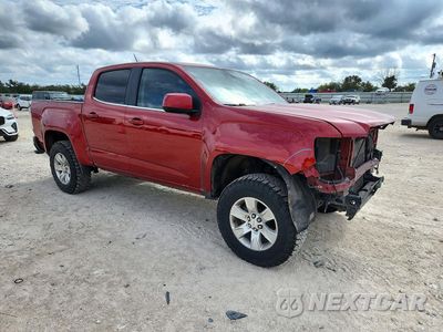 Czwarte zdjęcie samochodu z boku: 2015 GMC CANYON SLE VIN:1GTG5BE34F1181203 - miniatura