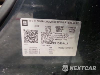 Zdjęcie 12 z 12 samochodu: 2018 GMC SIERRA K1500 SLT VIN:3GTU2NER7JG305413 - miniatura