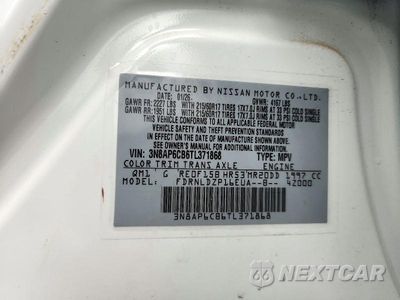 Zdjęcie 13 z 13 samochodu: 2026 NISSAN KICKS SV VIN:3N8AP6CB6TL371868 - miniatura