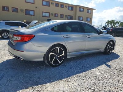 Trzecie zdjęcie samochodu z tyłu: 2021 HONDA ACCORD SPORT VIN:1HGCV2F36MA004535 - miniatura