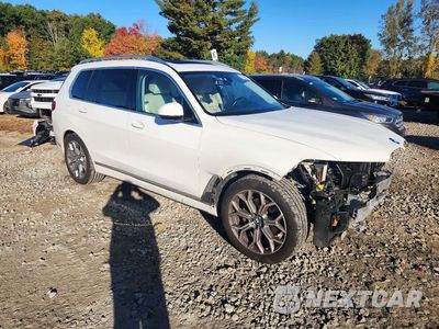 Czwarte zdjęcie samochodu z boku: 2020 BMW X7 XDRIVE40I VIN:5UXCW2C00L9B27223 - miniatura