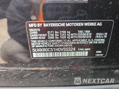 Zdjęcie 13 z 13 samochodu: 2017 BMW X5 XDRIVE35I VIN:5UXKR0C51H0V50324 - miniatura