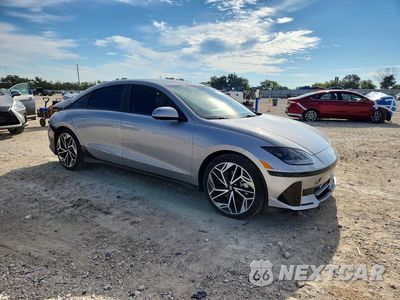Czwarte zdjęcie samochodu z boku: 2024 HYUNDAI IONIQ 6 SEL VIN:KMHM34AA8RA074809 - miniatura