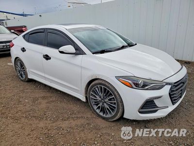 Czwarte zdjęcie samochodu z boku: 2018 HYUNDAI ELANTRA SPORT VIN:KMHD04LB5JU476241 - miniatura