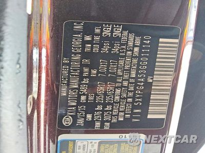 Zdjęcie 13 z 14 samochodu: 2016 KIA SORENTO LX V6 VIN:5XYPG4A53GG011140 - miniatura