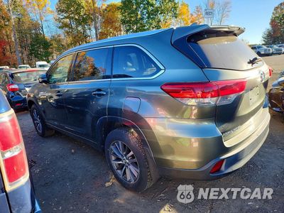Drugie zdjęcie samochodu z przodu: 2018 TOYOTA HIGHLANDER XLE VIN:5TDJZRFH3JS869721 - miniatura