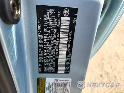 Zdjęcie 12 z 12 samochodu: 2007 TOYOTA CAMRY LE VIN:4T1BE46KX7U514155 - miniatura