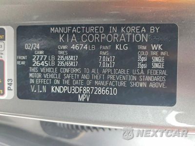 Zdjęcie 13 z 13 samochodu: 2024 KIA SPORTAGE LX VIN:KNDPU3DF8R7286610 - miniatura