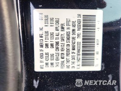 Zdjęcie 12 z 12 samochodu: 2017 HONDA ACCORD EX VIN:1HGCT1B74HA000322 - miniatura