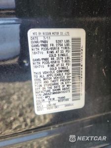 Zdjęcie 14 z 14 samochodu: 2011 NISSAN MURANO S VIN:JN8AZ1MW9BW182073 - miniatura