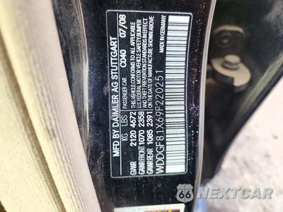 Zdjęcie 12 z 12 samochodu: 2009 MERCEDES-BENZ C 300 4MATIC VIN:WDDGF81X69F220251 - miniatura