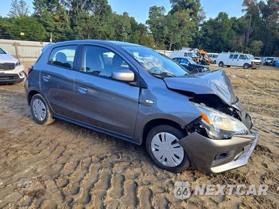 Czwarte zdjęcie samochodu z boku: 2021 MITSUBISHI MIRAGE ES VIN:ML32AUHJ0MH012363 - miniatura