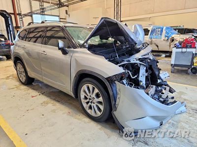 Czwarte zdjęcie samochodu z boku: 2020 TOYOTA HIGHLANDER LIMITED VIN:5TDYZRAHXLS021814 - miniatura