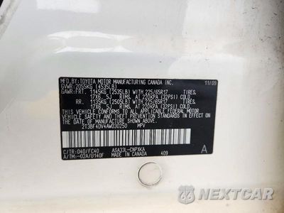 Zdjęcie 14 z 14 samochodu: 2010 TOYOTA RAV4 BASE VIN:2T3BF4DV4AW030250 - miniatura