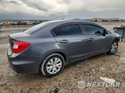 Trzecie zdjęcie samochodu z tyłu: 2012 HONDA CIVIC LX VIN:2HGFB2F50CH304658 - miniatura