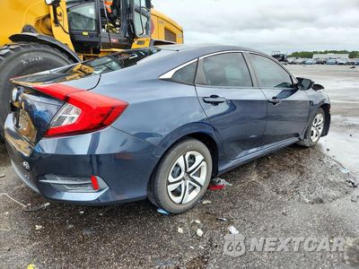 Trzecie zdjęcie samochodu z tyłu: 2018 HONDA CIVIC LX VIN:19XFC2F59JE042871 - miniatura
