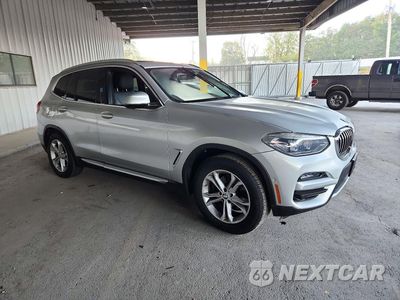 Czwarte zdjęcie samochodu z boku: 2021 BMW X3 XDRIVE30I VIN:5UXTY5C06M9H22641 - miniatura