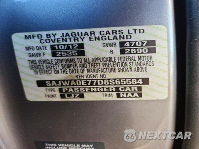 Zdjęcie 12 z 12 samochodu: 2013 JAGUAR XF VIN:SAJWA0E77D8S65584 - miniatura
