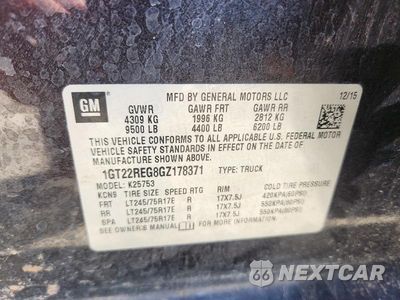Zdjęcie 12 z 12 samochodu: 2016 GMC SIERRA K2500 HEAVY DUTY VIN:1GT22REG8GZ178371 - miniatura