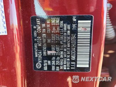 Zdjęcie 13 z 13 samochodu: 2017 HYUNDAI TUCSON SE VIN:KM8J3CA41HU317641 - miniatura