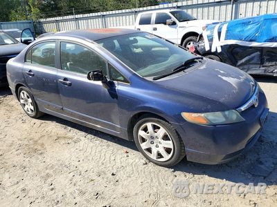 Czwarte zdjęcie samochodu z boku: 2006 HONDA CIVIC LX VIN:1HGFA16526L022803 - miniatura