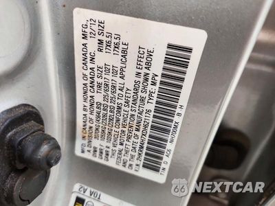 Zdjęcie 12 z 12 samochodu: 2013 HONDA CR-V EXL VIN:2HKRM4H7XDH621176 - miniatura