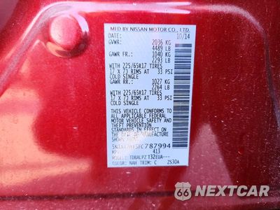 Zdjęcie 13 z 13 samochodu: 2015 NISSAN ROGUE S VIN:5N1AT2MT5FC787994 - miniatura