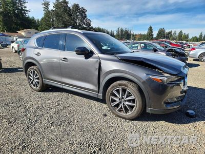 Czwarte zdjęcie samochodu z boku: 2017 MAZDA CX-5 GRAND TOURING VIN:JM3KFBDLXH0163569 - miniatura