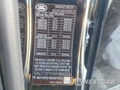 Zdjęcie 13 z 13 samochodu: 2021 LAND ROVER DISCOVERY SPORT S R-DYNAMIC VIN:SALCT2FXXMH884209 - miniatura
