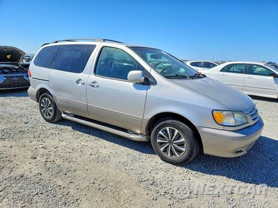 Czwarte zdjęcie samochodu z boku: 2002 TOYOTA SIENNA XLE VIN:4T3ZF13C02U434676 - miniatura