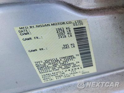 Zdjęcie 12 z 12 samochodu: 2020 NISSAN ALTIMA SL VIN:1N4BL4EV7LC243941 - miniatura
