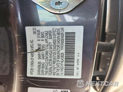 Zdjęcie 12 z 12 samochodu: 2020 HONDA ACCORD LX VIN:1HGCV1F14LA128228 - miniatura