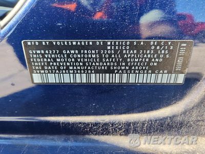 Zdjęcie 12 z 12 samochodu: 2014 VOLKSWAGEN JETTA SE VIN:3VWD17AJ8EM369284 - miniatura