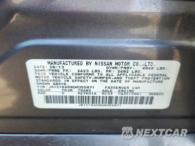 Zdjęcie 12 z 12 samochodu: 2013 INFINITI G37 SEDAN X VIN:JN1CV6AR8DM355871 - miniatura