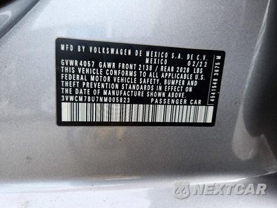 Zdjęcie 12 z 12 samochodu: 2022 VOLKSWAGEN JETTA S VIN:3VWCM7BU7NM005823 - miniatura