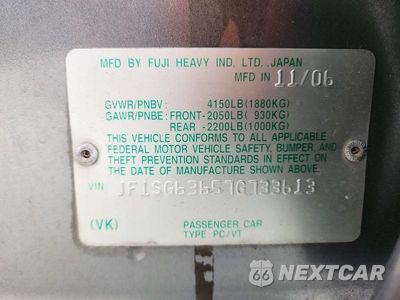 Zdjęcie 14 z 14 samochodu: 2007 SUBARU FORESTER 2.5X VIN:JF1SG63657G733613 - miniatura